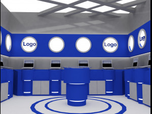Booth Exhibition Stand a 14b Model 3D