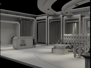 Booth Exhibition Stand a 92 3D Model