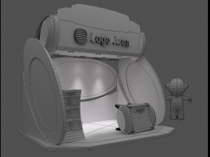 Booth Exhibition Stand a 56 3D 模型