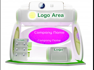 Booth Exhibition Stand a 56 3D 模型