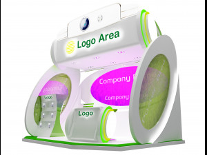 Booth Exhibition Stand a 56 3D 模型