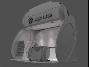 Booth Exhibition Stand a 56 3D 模型