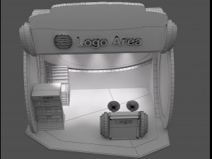 Booth Exhibition Stand a 56 3D 模型