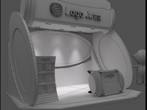 Booth Exhibition Stand a 56 3D 模型