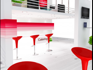 Booth Exhibition Stand a 61 3D Модель