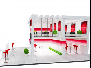 Booth Exhibition Stand a 61 3D Модель