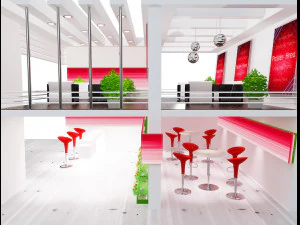 Booth Exhibition Stand a 61 3D Model