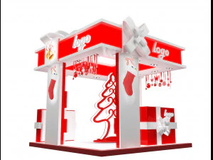 부스 전시 스탠드 a 64 3D 모델