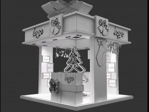Booth Exhibition Stand a 64 3D Model