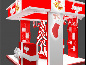 Booth Exhibition Stand a 64 3Dモデル