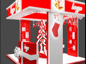 Booth Exhibition Stand a 64 3D Model