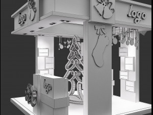 Booth Exhibition Stand a 64 3Dモデル