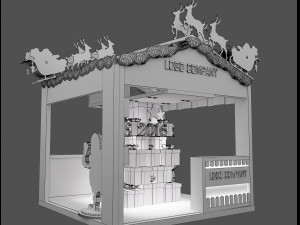 Booth Exhibition Stand a 65 3D 模型