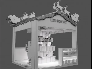 Booth Exhibition Stand a 65 3D Model