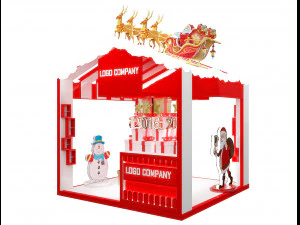 Booth Exhibition Stand a 65 3D Model