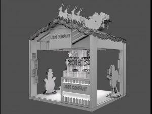 Booth Exhibition Stand a 65 3D Model