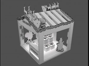 Booth Exhibition Stand a 65 3D Model