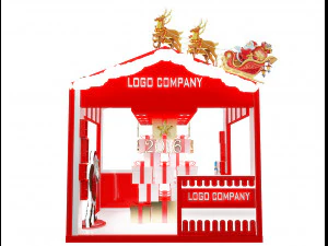 Booth Exhibition Stand a 65 3D Model