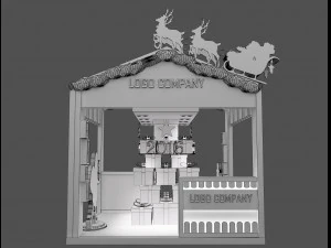Booth Exhibition Stand a 65 3D Model