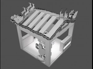 Booth Exhibition Stand a 65 3D Model