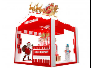 Booth Exhibition Stand a 65 3D Model