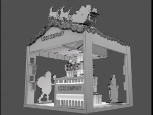 Booth Exhibition Stand a 65 3D Model