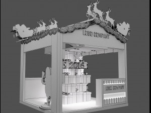 Booth Exhibition Stand a 652 Modello 3D
