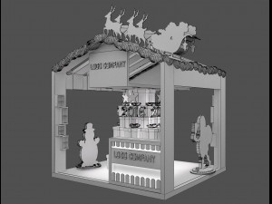 Booth Exhibition Stand a 652 Modello 3D