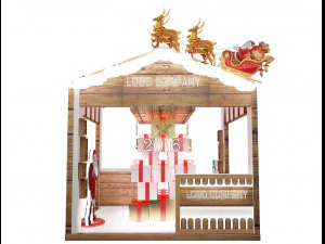 Booth Exhibition Stand a 652 3D Model