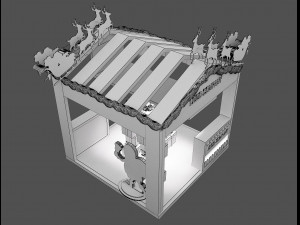 Booth Exhibition Stand a 652 Modello 3D