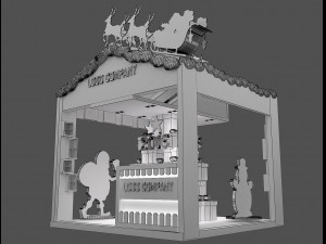 Booth Exhibition Stand a 652 Modello 3D