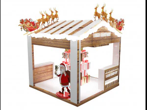 Booth Exhibition Stand a 652 3D Model