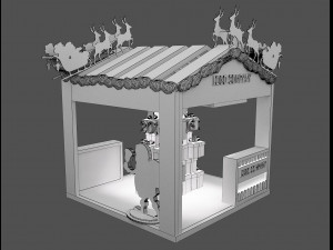 Booth Exhibition Stand a 652 Modello 3D