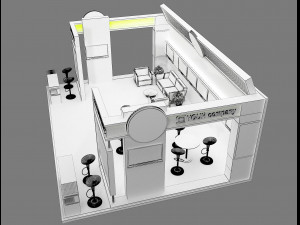 Booth Exhibition Stand a 77 3D Model