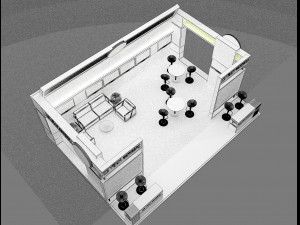 Booth Exhibition Stand a 77 3D Model