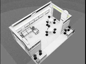 Booth Exhibition Stand a 77 3D Model
