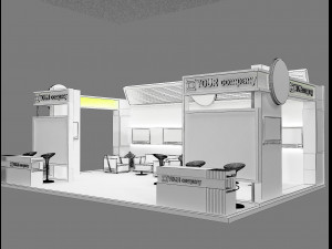 Booth Exhibition Stand a 77 3D Model