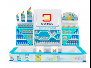 Booth Exhibition Stand a 22 3D Model