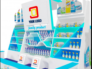 Booth Exhibition Stand a 22 Modèle 3D