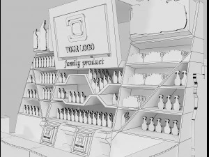 Booth Exhibition Stand a 22 3D Model