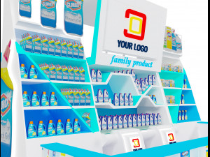 Booth Exhibition Stand a 22 Modèle 3D