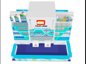 Booth Exhibition Stand a 22 3D Model