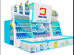 Booth Exhibition Stand a 22 Modèle 3D