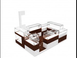 Booth Exhibition Stand a 32 3Dモデル