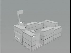 Booth Exhibition Stand a 32 3D Модель