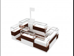 Booth Exhibition Stand a 32 3D Model