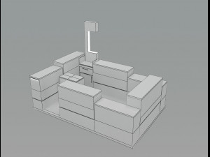 Booth Exhibition Stand a 32 3D Модель