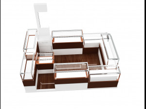 Booth Exhibition Stand a 32 3D Модель