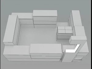 Booth Exhibition Stand a 32 3D Model