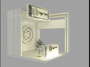 Booth Exhibition Stand a 45 3D Model